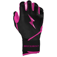 Bear Series Long Cuff Batting Gloves - Hot Pink