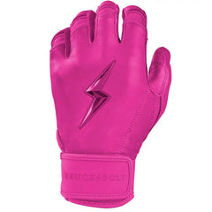 Max Clark Signature Series Short Cuff Batting Gloves - Pink