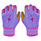 Harrison Bader Signature Series Short Cuff Batting Gloves - Lavender