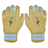 Bryce Rainer Signature Series Short Cuff Batting Gloves - Ivory