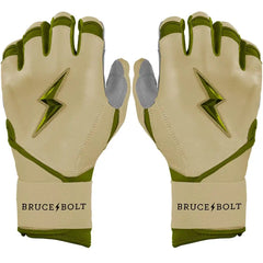 Patriot Series Long Cuff Batting Gloves - Military Beige