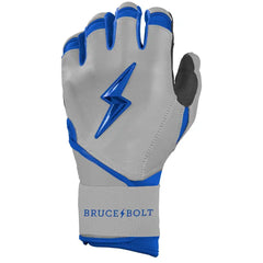 Grey Series Long Cuff Batting Gloves - Royal Blue