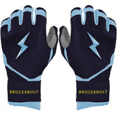 Bear Series Long Cuff Batting Gloves - Tampa Blue