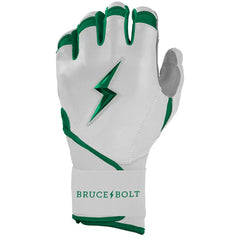 Chrome Series Long Cuff Batting Gloves - Green