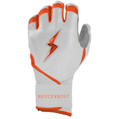 Chrome Series Long Cuff Batting Gloves - Orange
