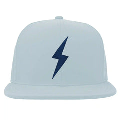 SMART FIT Performance BOLT Game Hat - Ice Blue/Navy Bolt