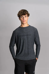 SuperSoft "BRUCE BOLT" Long Sleeve Shirt - Charcoal