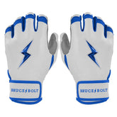 Chrome Series Short Cuff Batting Gloves - Royal