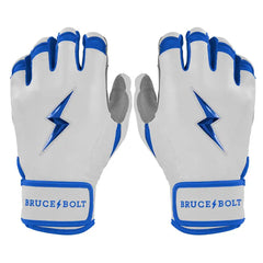 Chrome Series Short Cuff Batting Gloves - Royal