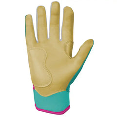 Fernando Tatis Jr. Signature Series Short Cuff Batting Gloves - Mint/Pink