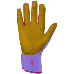 Harrison Bader Signature Series Long Cuff Batting Gloves - Lavender