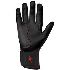 Bear Series Long Cuff Batting Gloves - Black