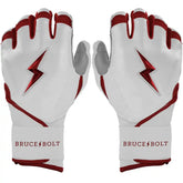 Chrome Series Long Cuff Batting Gloves - Maroon