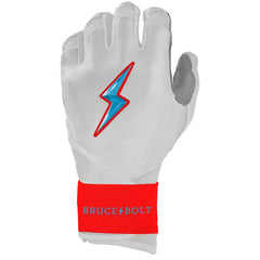 Bear Series Long Cuff Batting Gloves - Miami White