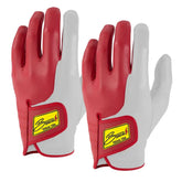 Sergio Garcia Signature Series Golf Gloves (On Left, 2-Pack) - Red/White