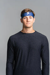 Performance Wide Headband - Navy