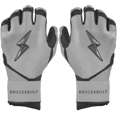 Grey Series Long Cuff Batting Gloves - Charcoal