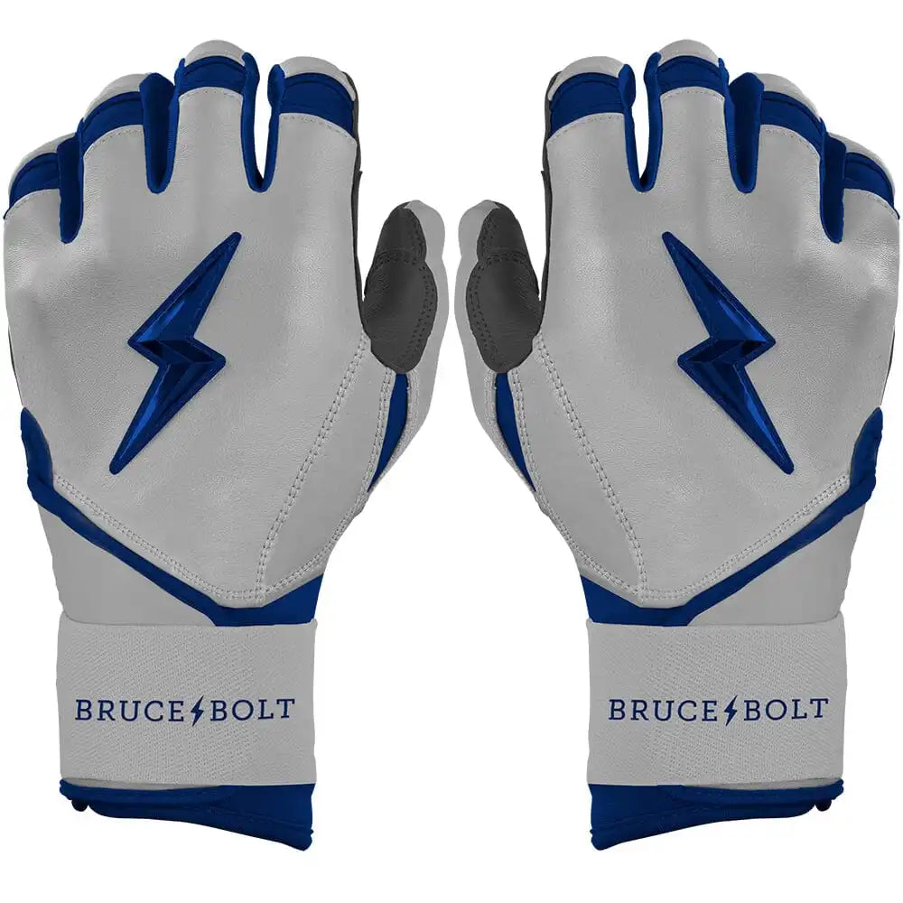 Grey Series Long Cuff Batting Gloves - Navy
