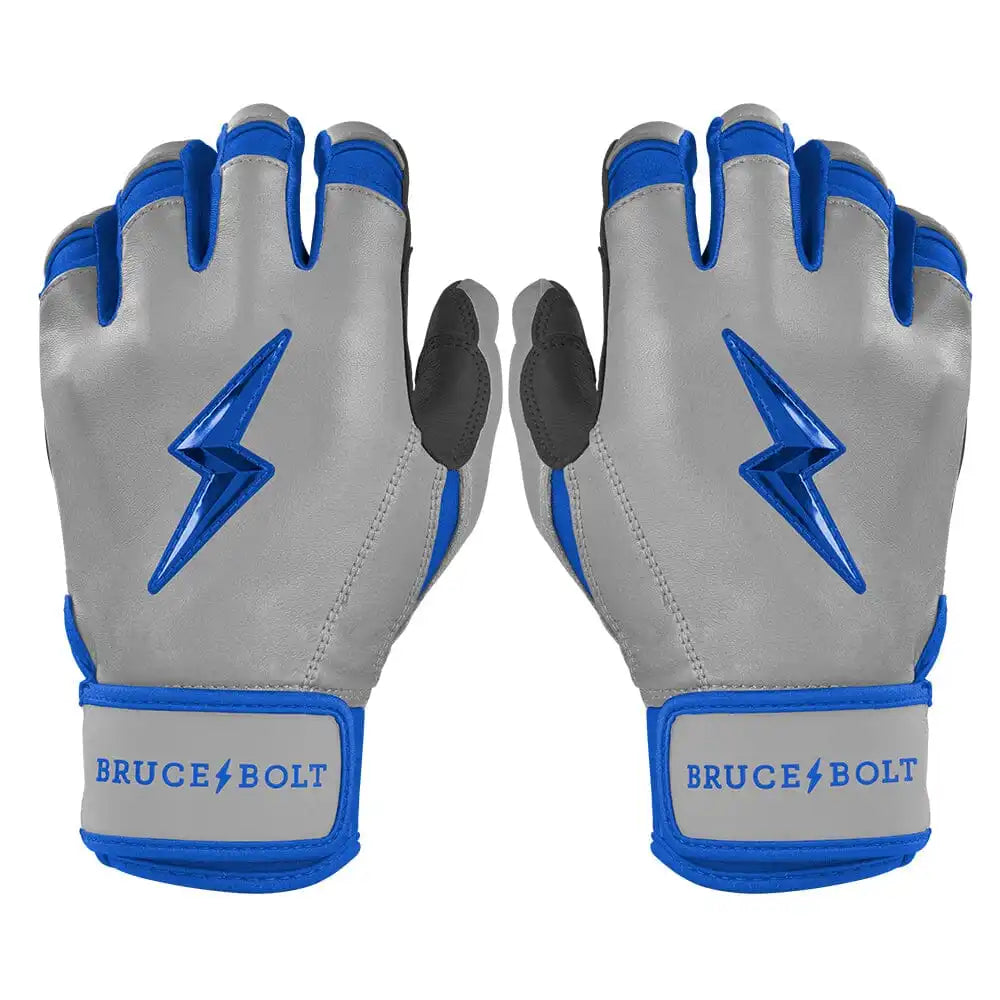 Grey Series Short Cuff Batting Gloves - Royal Blue