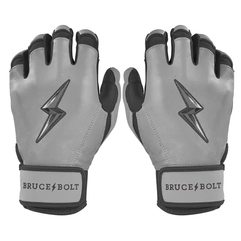 Grey Series Short Cuff Batting Gloves - Charcoal
