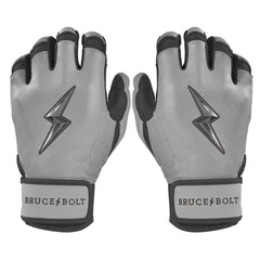 Grey Series Short Cuff Batting Gloves - Charcoal