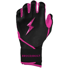 Bear Series Long Cuff Batting Gloves - Hot Pink