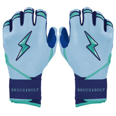 Bear Series Long Cuff Batting Gloves - Tidal Blue