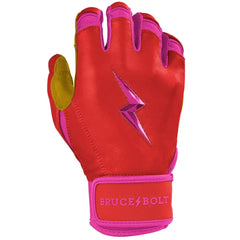 Harrison Bader Signature Series Short Cuff Batting Gloves - Pink