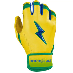 Coach RAC Creator Series Short Cuff Batting Gloves - Yellow