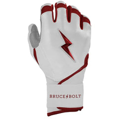 Chrome Series Long Cuff Batting Gloves - Maroon
