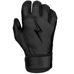 Personalized Bear Series Short Cuff Batting Gloves - Blackout