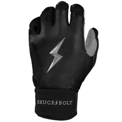Chrome Series Short Cuff Batting Gloves - Black