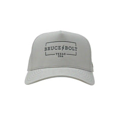 "BRUCE BOLT" Standard Snapback Hat - Grey