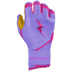 Harrison Bader Signature Series Long Cuff Batting Gloves - Lavender