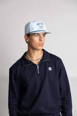 "BRUCE BOLT Golf Club" Rope Hat - Baby Blue