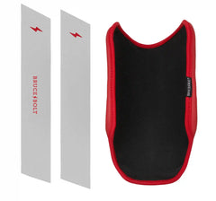 Chrome Series 9" Elbow Guard - Red