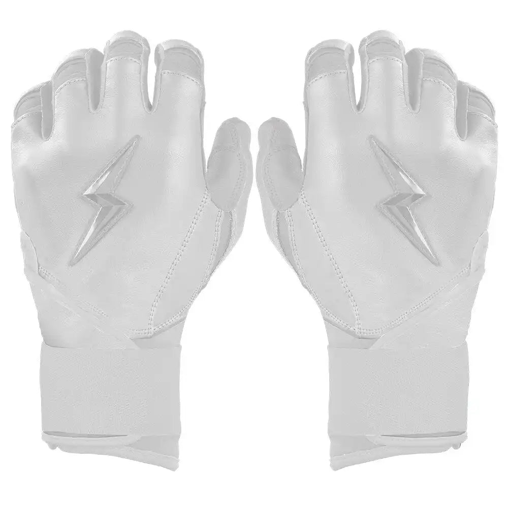 Bear Series Long Cuff Batting Gloves - Whiteout