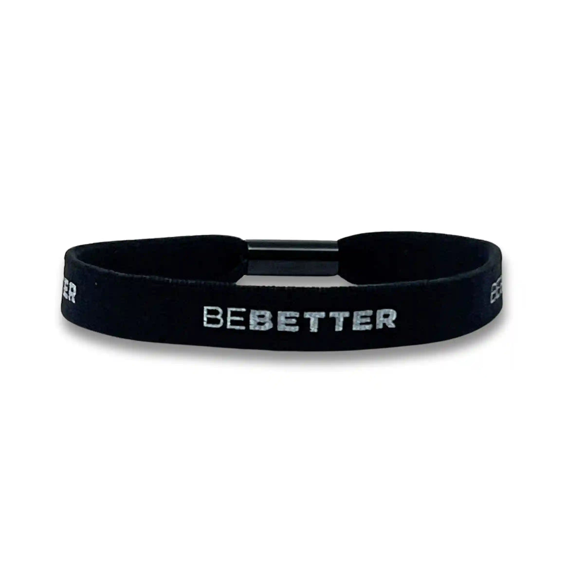"BE BETTER" Stretch Bracelet - Black