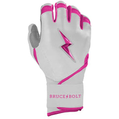 Chrome Series Long Cuff Batting Gloves - Pink