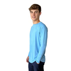 Performance Long Sleeve Shirt - Baby Blue