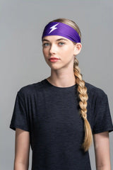 Performance Wide Headband - Purple
