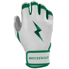Chrome Series Short Cuff Batting Gloves - Green