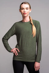 Women's SuperSoft Long Sleeve Shirt - Olive Green