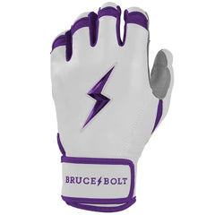 Chrome Series Short Cuff Batting Gloves - Purple
