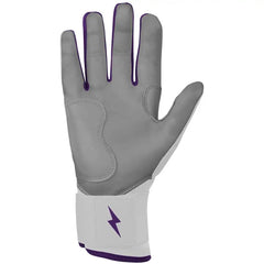 Chrome Series Long Cuff Batting Gloves - Purple