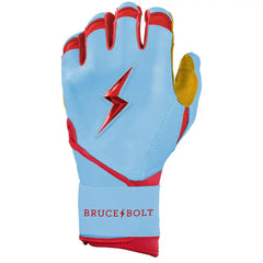 Harrison Bader Signature Series Long Cuff Batting Gloves - Baby Blue