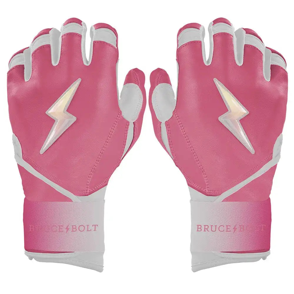 Bear Series Long Cuff Batting Gloves - Dusty Pink