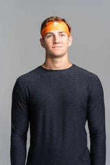 Performance Wide Headband - Orange