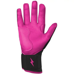 Bear Series Long Cuff Batting Gloves - Hot Pink