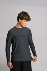 SuperSoft "BRUCE BOLT" Long Sleeve Shirt - Charcoal